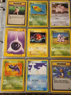 Pokemon Collection Binder Lot of Cards Holo Rare Vintage WoTC Rayquaza Etc - Image 4