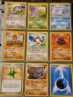 Pokemon Collection Binder Lot of Cards Holo Rare Vintage WoTC Rayquaza Etc - Image 5