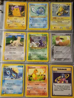 Pokemon Collection Binder Lot of Cards Holo Rare Vintage WoTC Shadowless Etc - Image 1