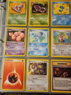 Pokemon Collection Binder Lot of Cards Holo Rare Vintage WoTC Shadowless Etc - Image 5