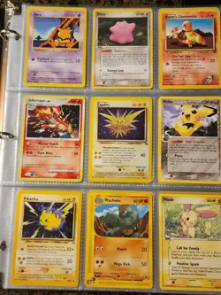 Pokemon Collection Binder Lot of Cards Holo Rare Vintage WoTC Shadowless Etc - Image 1