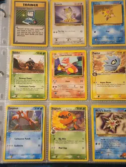 Pokemon Collection Binder Vintage Lot of Cards Holos Rares WoTC E-Reader Etc - Image 3