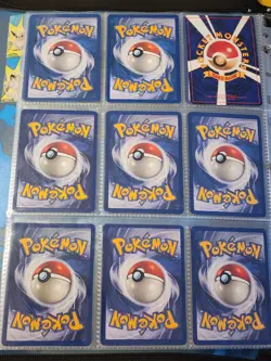 Pokemon Collection Binder Vintage Lot of Cards Holos Rares WoTC E-Reader Etc - Image 5