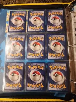 Pokemon Collection Binder Vintage Lot of Cards Holos Rare WoTC Base Gym Neo Etc - Image 2