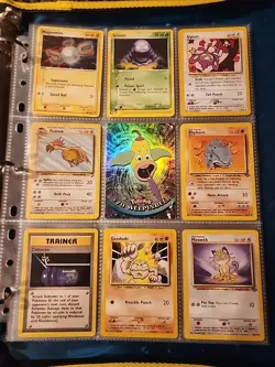 Pokemon Collection Binder Vintage Lot of Cards Holos Rare WoTC Base Gym Neo Etc - Image 3