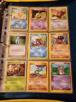 Pokemon Collection Binder Vintage Lot of Cards Holos Rare WoTC Base Gym Neo Etc - Image 4