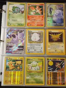 Huge Pokemon Collection Binder Vintage Modern Lot of Cards Holos Rares WoTC Etc - Image 1