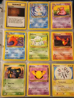 Pokemon Collection Binder Vintage Lot of Cards Holo Rare WoTC Shadowless Etc - Image 3