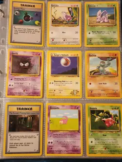 Pokemon Collection Binder Vintage Lot of Cards Holo Rare WoTC Shadowless Etc - Image 4