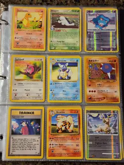 Pokemon Collection Binder Lot of Cards Holo Rare Vintage WoTC Shadowless Etc - Image 1