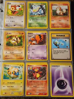Pokemon Collection Binder Lot of Cards Holo Rare Vintage WoTC Shadowless Etc - Image 3