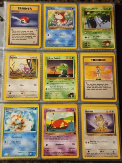 Pokemon Collection Binder Lot of Cards Holo Rare Vintage WoTC Shadowless Etc - Image 4