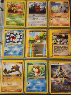 Pokemon Collection Binder Lot of Cards Holo Rare Vintage WoTC Shadowless Etc - Image 5