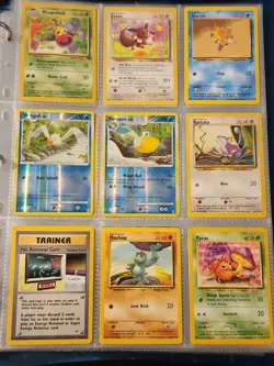 Pokemon Collection Binder Vintage Lot of Cards Holo Rare WoTC 1st Edition Etc - Image 4