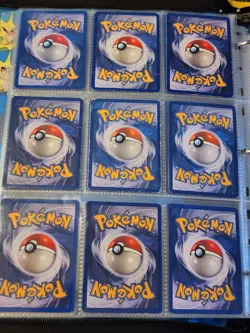 Pokemon Collection Binder Vintage Lot of Cards Holo Rare WoTC 1st Edition Etc - Image 5
