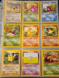 Pokemon Collection Binder Vintage Lot of Cards Holo Rares WoTC Mewtwo Etc - Image 4
