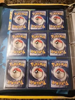 Pokemon Collection Binder Vintage Lot of Cards Holos Rares WoTC 1st Edition Etc - Image 2