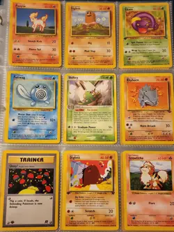 Pokemon Collection Binder Vintage Lot of Cards Holo Rares WoTC Shadowless Etc - Image 3