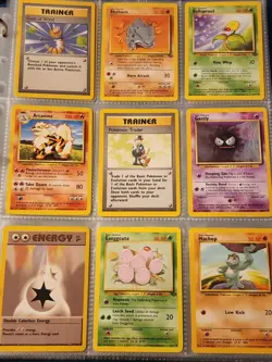 Pokemon Collection Binder Vintage Lot of Cards Holo Rares WoTC Shadowless Etc - Image 4