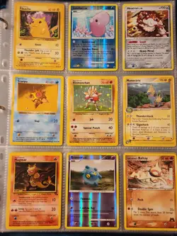 Pokemon Collection Binder Vintage Lot of Cards Holo Rares WoTC Shadowless Etc - Image 1
