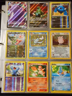 Huge Pokemon Collection Binder Vintage Modern Lot of Cards Holos Rares WoTC Etc - Image 1