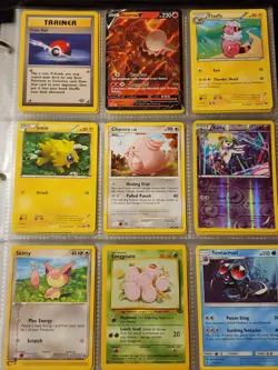 Huge Pokemon Collection Binder Vintage Modern Lot of Cards Holos Rares WoTC Etc - Image 3