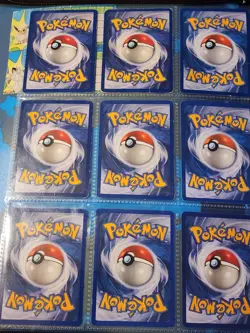 Pokemon Collection Binder Vintage Lot of Cards Holo Swirl Rare WoTC 1st Edition - Image 2