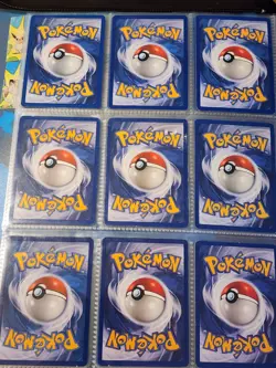 Pokemon Collection Binder Vintage Lot of Cards Holo Swirl Rare WoTC 1st Edition - Image 5