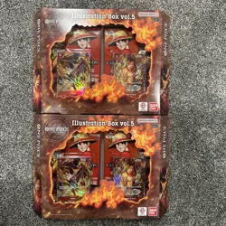Bandai Namco One Piece Card Game Illustration Box vol.5 2 Sealed Boxes - Image 1