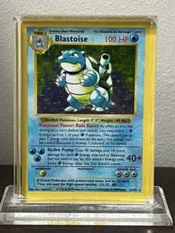 Pokemon Card WOTC Blastoise 2/102 Base Set Holo Rare 1999 Vintage Original LP/MP - Image 1