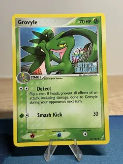 Grovyle 32/100 Ex Crystal Guardians Reverse Holo Stamped Pokemon Card MP - Image 1