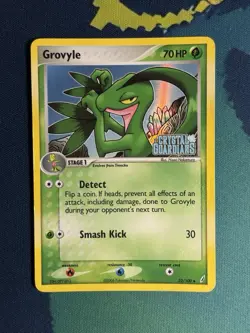 Grovyle 32/100 Ex Crystal Guardians Reverse Holo Stamped Pokemon Card MP - Image 2