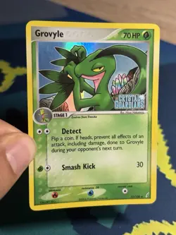 Grovyle 32/100 Ex Crystal Guardians Reverse Holo Stamped Pokemon Card MP - Image 3