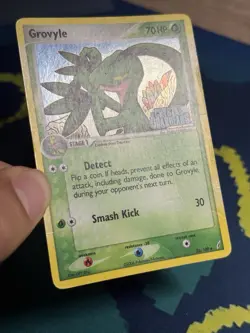 Grovyle 32/100 Ex Crystal Guardians Reverse Holo Stamped Pokemon Card MP - Image 4