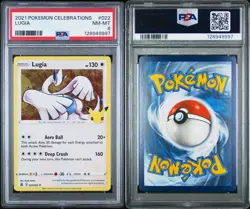 2023 Pokemon Celebrations 022/025 Lugia Holo PSA 8 NM Rare Card Fresh Tcg Wow - Image 3