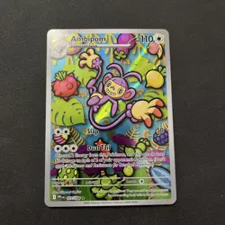 Pokemon Card Ambipom 107/094 Phantasmal Flames Illustration Rare NM - Image 1