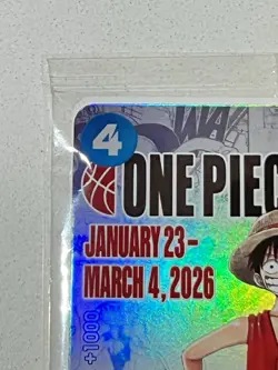 One Piece Monkey D Luffy College Basketball Promo Card P-055 - Image 3