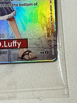 One Piece Monkey D Luffy College Basketball Promo Card P-055 - Image 5