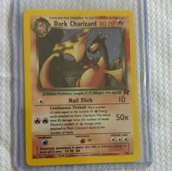 Pokemon Dark Charizard Team Rocket Card 4/82 2000 English Rare Holo - Image 1