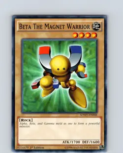 Yu-Gi-Oh TCG Beta The Magnet Warrior SDMY-EN008 1st Edition Common Card NM - Image 1