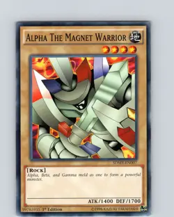 Yu-Gi-Oh TCG Alpha The Magnet Warrior SDMY-EN007 1st Edition Common Card NM - Image 1