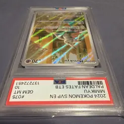 Mimikyu SVP075 Scarlet & Violet Black Star Promo Card #75 PSA 10 - Image 3