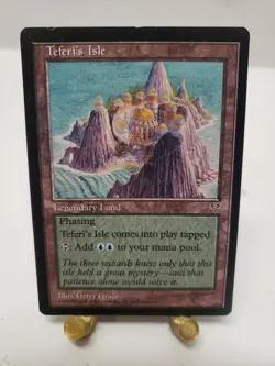 MTG Teferi's Isle – Mirage Magic Card # 330 MP - Image 1