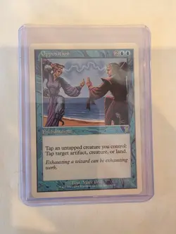 Magic the Gathering 7th Edition Vintage NM or Better Rare Opposition - Image 1