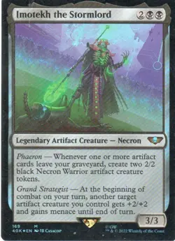 MTG: Warhammer 40,000: Foil Imotekh the Stormlord: Lightly Played Condition - Image 1