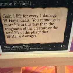 Wizards of the Coast El-Hajjaj Core Set 4th Edition Creature Regular English - Image 2