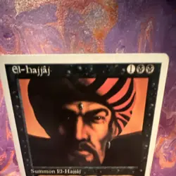 Wizards of the Coast El-Hajjaj Core Set 4th Edition Creature Regular English - Image 3