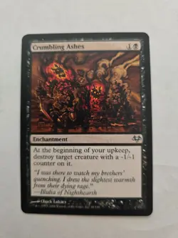 MTG Crumbling Ashes-Eventide EX-NM - Image 1