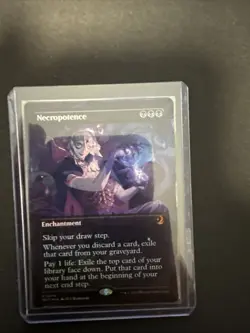 Necropotence (Anime Borderless) Wilds of Eldraine: Enchanting Tales Foil - Image 1