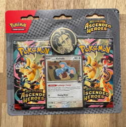 Pokemon Ascended Heroes 2 Pack Blister Larry’s Komala - In Hand Ships tomorrow! - Image 1